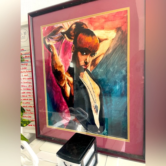 Original Painting of Lisa “Left Eye” Lopez Titled Portrait of a Star - Picture 1 of 7
